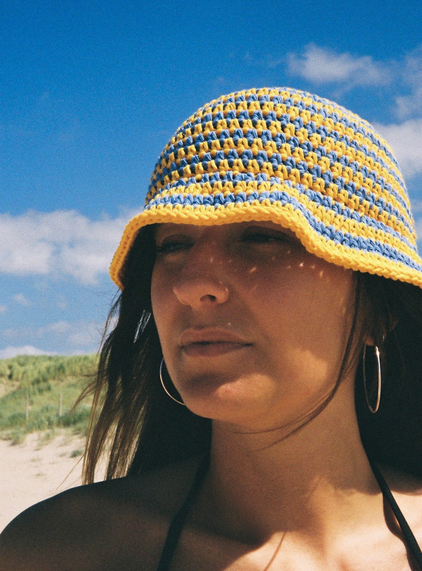 AMI stripped blue & yellow