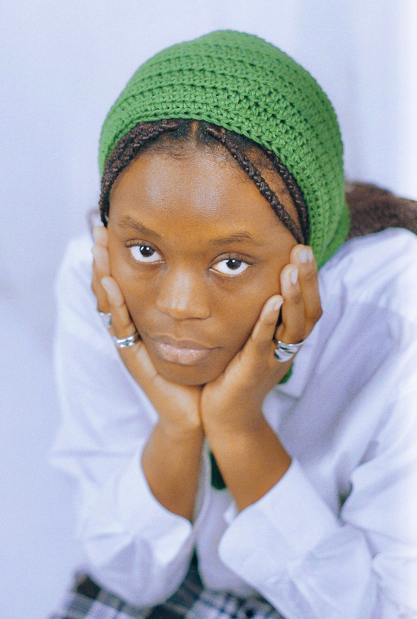 HOLLY bonnet forest green