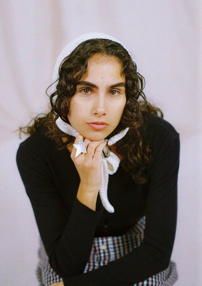 HOLLY bonnet off-white